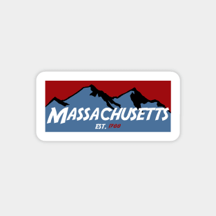 Massachusetts Mountains Sticker